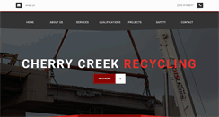 Desktop Screenshot of cherrycreekrecycling.com